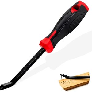 Heavy-Duty Staple Remover — A powerful extraction tool designed specifically for removing staples and U-nails from carpets, wood, hardwood flooring, construction materials, and furniture