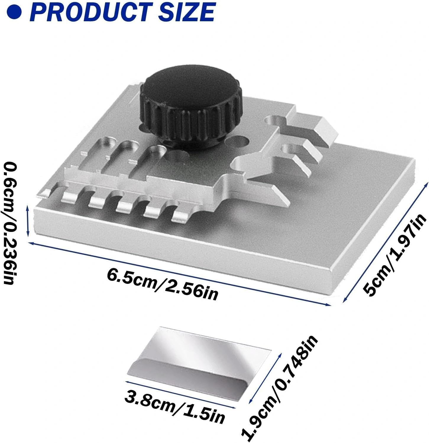 Photo-Etch Bending Tool for Models – Metal photo-etch bending tool featuring a 360° adjustable plate; a DIY hobby accessory designed for precise Z-bends and U-bends. - Image 2