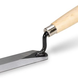Masonry Trowel — Size: 5 x 2 inches; features a carbon steel blade and wooden handle — A professional-grade trowel suitable for various masonry projects and concrete construction tasks — Model #97