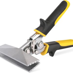 Sheet Metal Bending Pliers (Manual Seaming Tool) — 6-inch straight-jaw bending tool for flattening metal and forming bends/seams — Features an ergonomic "tire-tread" non-slip handle design